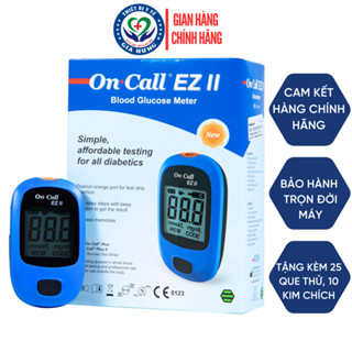 Máy Đo Đường Huyết Acon On-Call Ez II + Tặng 25 que thử và 10 kim chích máu