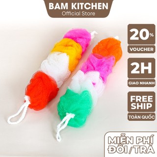 Bông tắm cọ Bam KITCHEN dài tạo bọt tốt cao cấp BT01F