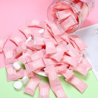 Khăn giấy nén hình viên kẹo 🍀Clovershop68🍀