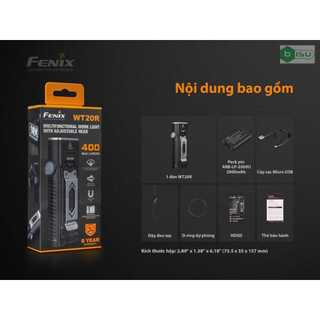 Đèn pin Fenix WT20R (400 Lumens) cầm tay đa chức năng