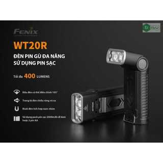 Đèn pin Fenix WT20R (400 Lumens) cầm tay đa chức năng