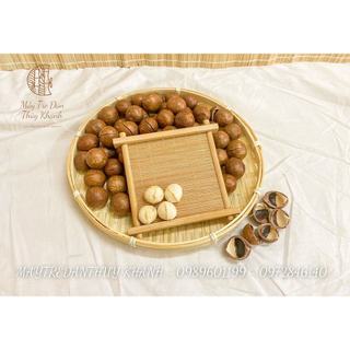 Mẹt tre trắng đựng hạt hướng dương hoa quả bánh kẹo, decor, trang trí Mây Tre Đan Thủy Khanh