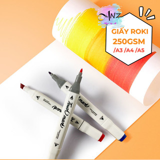 [Họa cụ ANZ] Bán sỉ giấy roki 250gsm A3 (XẤP 100 TỜ)