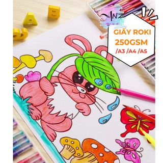[Họa cụ ANZ] Bán sỉ giấy roki 250gsm A3 (XẤP 100 TỜ)