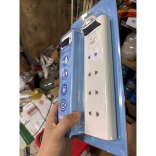 [CHÍNH HÃNG] Ổ Cắm Điện 3m PHILIPS (2500W) - 4 LỖ CẮM