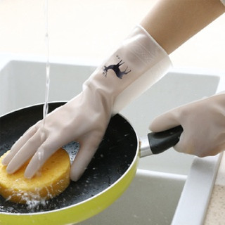 🍉Găng tay rửa bát cao su siêu dai siêu bền - Găng tay con hươu/ con cò đa năng tiện lợi DUASHOP.