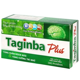 Taginba plus hộp 3 vỉ x 10 viên