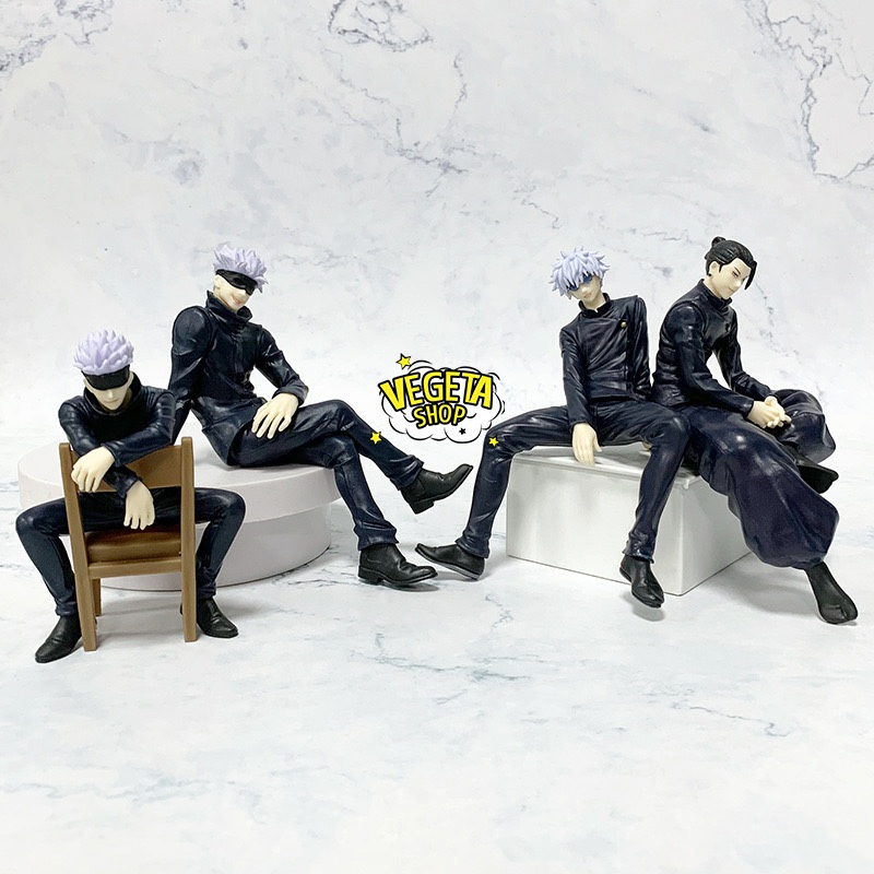 Mô hình Gojo Satoru Suguru Geto ngồi - Jujutsu Kaisen Chú thuật hồi chiến - Chú thuật sư Gojo Satoru