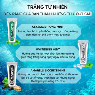 Kem đánh răng Marvis (10ml/25ml) - Hàng chính hãng
