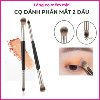  Cọ Đánh Phấn Mắt 2 Đầu Mềm Mịn M003 
