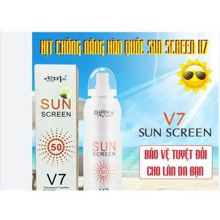 XỊT CHỐNG NẮNG V7 SUN SCREEN SPF50 [chính hãng Hàn Quốc]