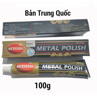 Tuýp 75ml-100g Kem đánh bóng kim loại AUTOSOL METAL POLISH 100g-75ml