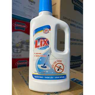 Nước lau sàn lix đuổi côn trùng đậm đặc chai 1 Lít