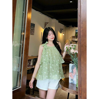 Sét Áo Yếm Hoa Kèm Quần Short