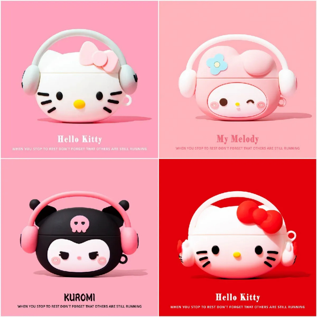 Vỏ Ốp Airpod 2 3 Pro Pro 2 Hoạt Hình Nghe nhạc, Case Airpods Silicon cao cấp dễ thương
