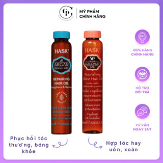 Tinh Dầu Dưỡng Tóc Hask Oil Phục Hồi Tóc Hư Tổn, Khô Rối Và Gãy Rụng - 18ML