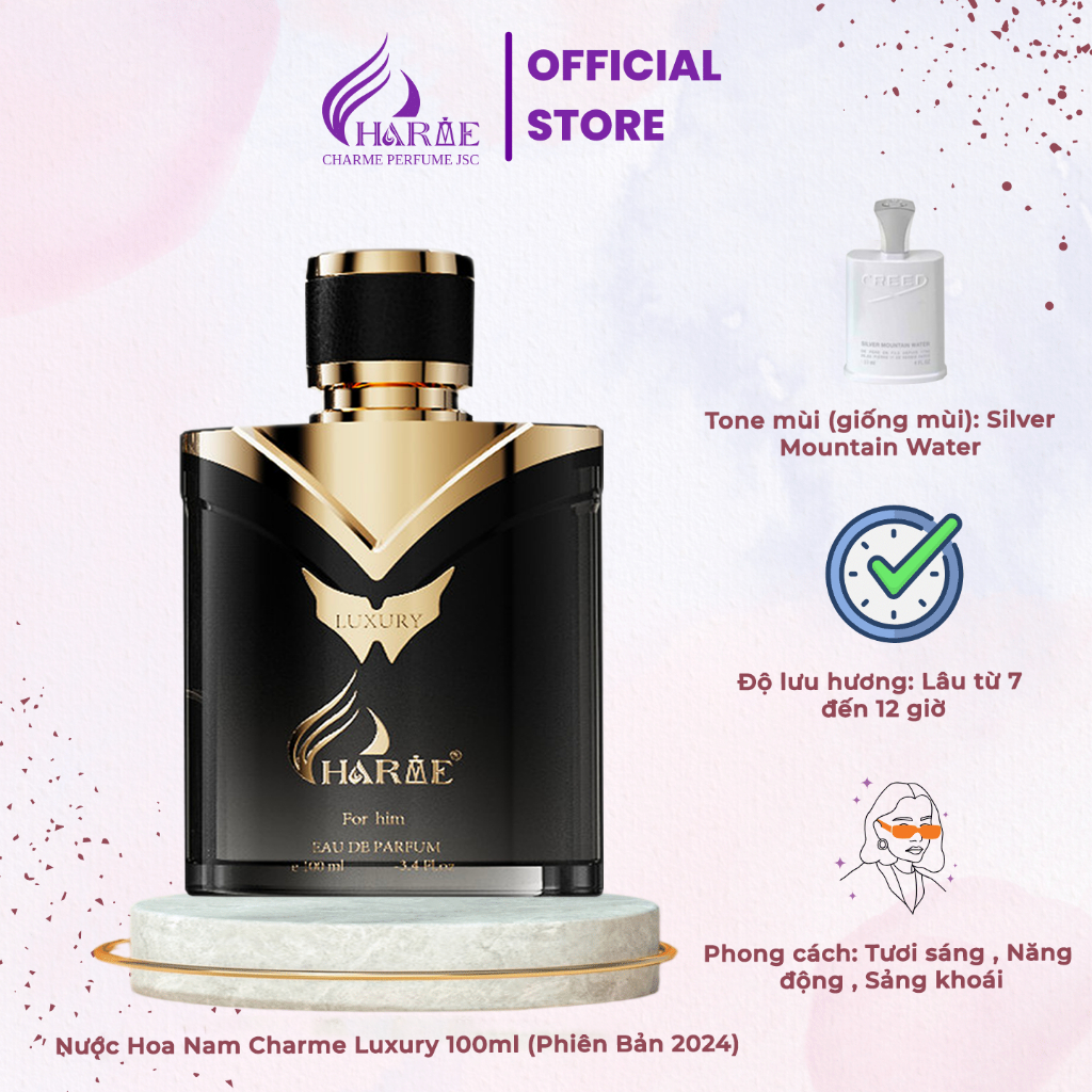 Nước Hoa Nam Charme Luxury 100ml (Phiên Bản 2024)