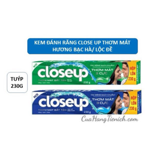 Kem đánh răng Close up lộc đề, bạc hà 230g