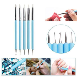 Dụng cụ nặn đất/5 cây xanh/ dụng cụ miết đất