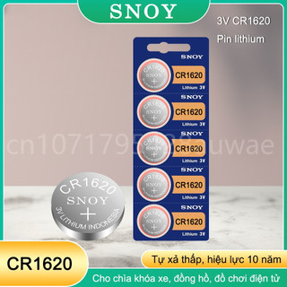Vỉ 5 viên Pin Cúc Áo SONY CR1620 DL1620 BR1620 - Pin Cúc Sony Lithium 3V