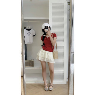Áo len viền ren (ảnh thật/ có sẵn)