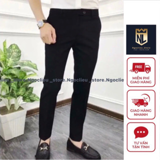 Quần tây âu nam dáng slimfit ,vãi cotton thun co giãn 4 chiều .Màu đen , xanh đen , xám đậm , xám lợt ,xám sáng.