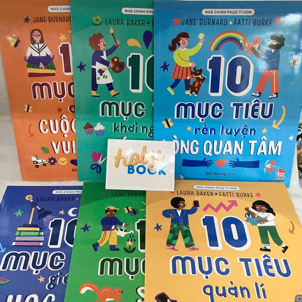 Sách - Nhà chinh phục tí hon: 10 mục tiêu - Bộ 6 cuốn