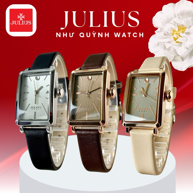 Đồng hồ nữ Julius Hàn Quốc Ja-941 dây da ( 3 màu)