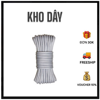 10 mét - Dây dù spandex 4.5mm mịn tay + chắc dùng trong macrame, thời trang, cố định đồ vật