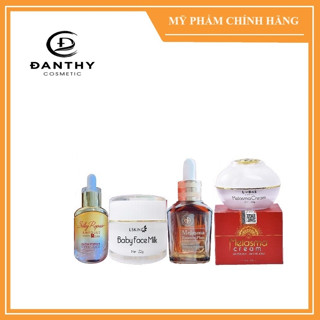 Bộ sản phẩm Đan Thy 4 món sỉ: Cao nám, kem face, serum nám, huyết thanh