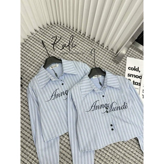 ☘️ÁO SƠ MI KẺ XANH CROPTOP☘️