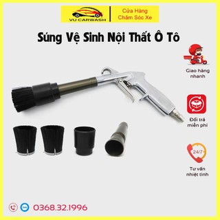 Súng dọn nội thất ghế,da,thảm,nỉ ô tô không bình chứa bền bỉ