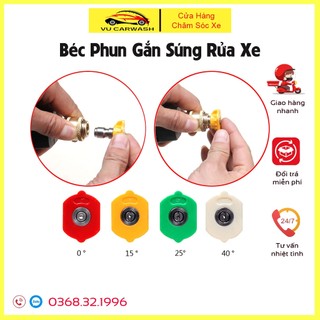 Béc gắn súng rửa xe áp lực cao phun rửa xe sân vườn 40 độ