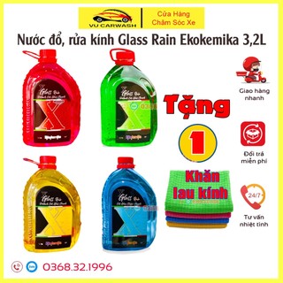 Nước Đổ Kính và Rửa Kính Cao Cấp Hiệu Ưng Lá Sen Ekokemika - 3,2L