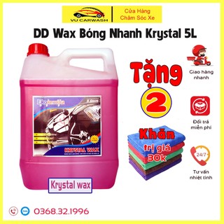 Dung Dịch Làm Bóng và Bảo Vệ Sơn Xe Ô tô , Xe Máy Ekokemika Krystal Wax 5L( chính hãng) TẶNG 2 KHĂN ĐA NĂNG