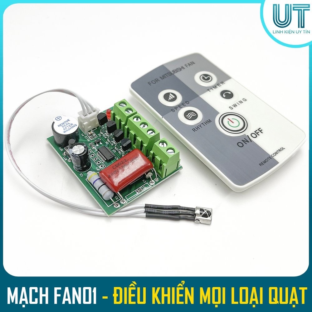Mạch điều khiển quạt từ xa QT-311 và QTX-5K1 bản 2024 - FAN 01 điều khiển QUẠT CÂY, TREO TƯỜNG mọi h