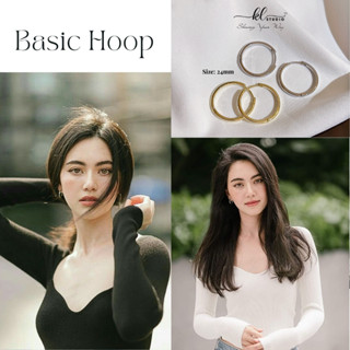 [KL.Studio] Bông Tai Khoen Tròn Trơn Basic Khuyên Tai Tròn Cá Tính Hoa Tai Dáng Tròn Đơn Giản Khoen Unisex Hoop - E246
