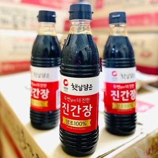 Nước tương - xì dầu hàn quốc đậm đặc, xào , kho, rim 500ml - 조림간장