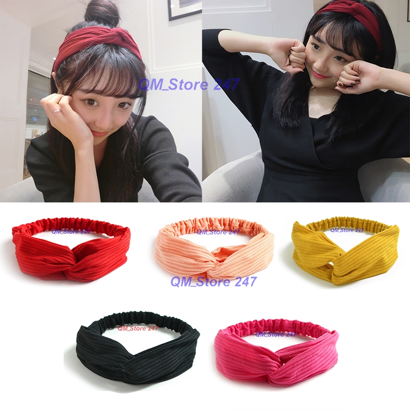 Băng đô thời trang Băng đô tóc Băng đô thể thao Yoga Gym... thấm mồ hôi mềm mại thoáng mát BD18