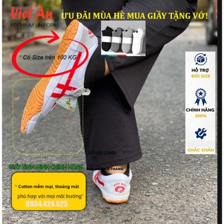Giày vải bata Bình Minh trắng sọc đỏ-tặng vớ