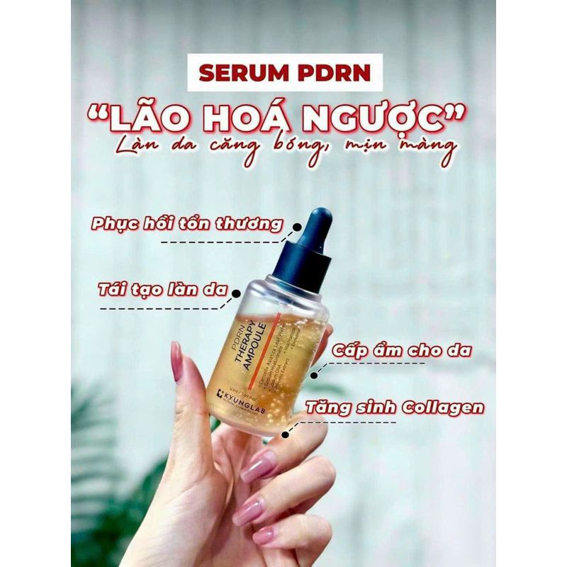(Mẫu mới 2024) Serum PDRN Kyunglab phục hồi làn da mỏng yếu và chống lão hoá