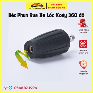 Béc Phun Gắn Máy Rửa Xe Cao Áp Xoay Nước 360 Độ Chịu Áp Lực 3600psi