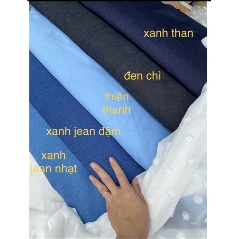 vải bò giấy co dãn