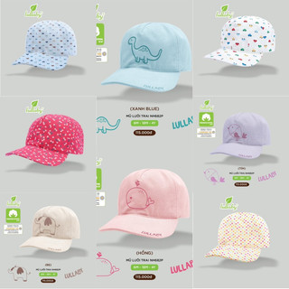 Mũ lưỡi trai lullaby cho bé 6m-18m