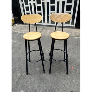 Ghế quầy bar cao 75cm có tựa lưng , ghế ngồi ban công , quầy bar cao , … ship hoả tốc HCM
