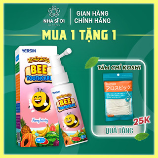 Xịt chống sâu răng BEE TOOTHCARE hương trái cây 30ml, dành cho bé
