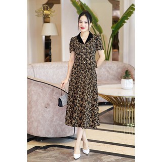 Set đồ trung niên lụa nhật cao cấp Ladyshop T391