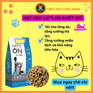 Hạt thức ăn mèo Cat's On dành cho mèo mọi lứa tuổi vị gà Chiết 1kg