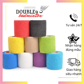 Hộp 24 cuộn băng cuốn cao su non thể thao quấn cổ chân đá bóng tự dính bó gối cổ tay ngón tay