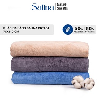 Khăn Tắm Đa Năng Salina 70 x 140cm Polyester, Bền Màu, Mượt Mịn, Thấm Hút Tốt SNT004